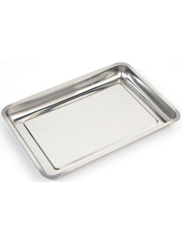 Противень глубокий, 50×35×4,8 см, цвет хромированный