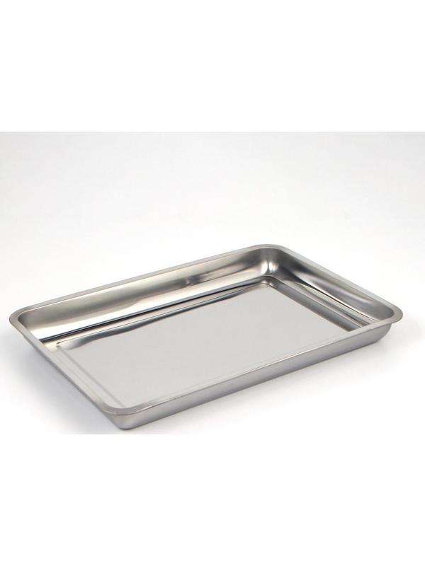 Противень глубокий, 50×35×4,8 см, цвет хромированный