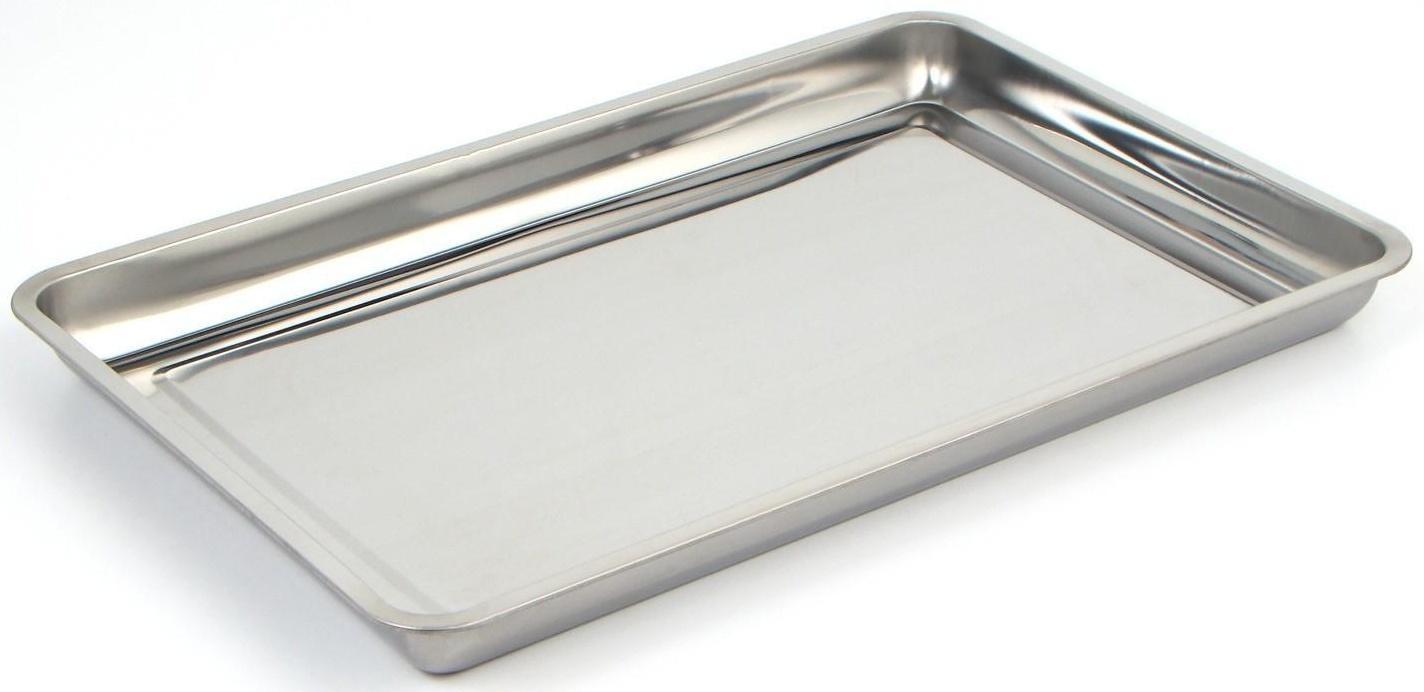 Противень глубокий, 60×40×4,8 см, цвет хромированный