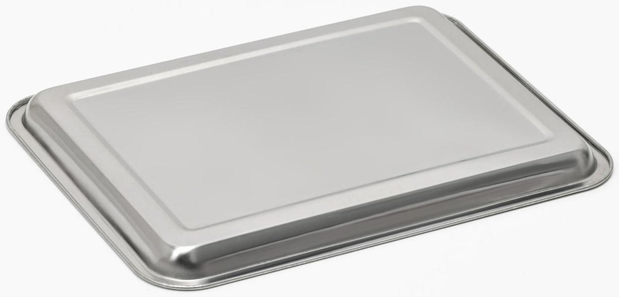 Противень мелкий, 40×30×2 см, цвет хромированный