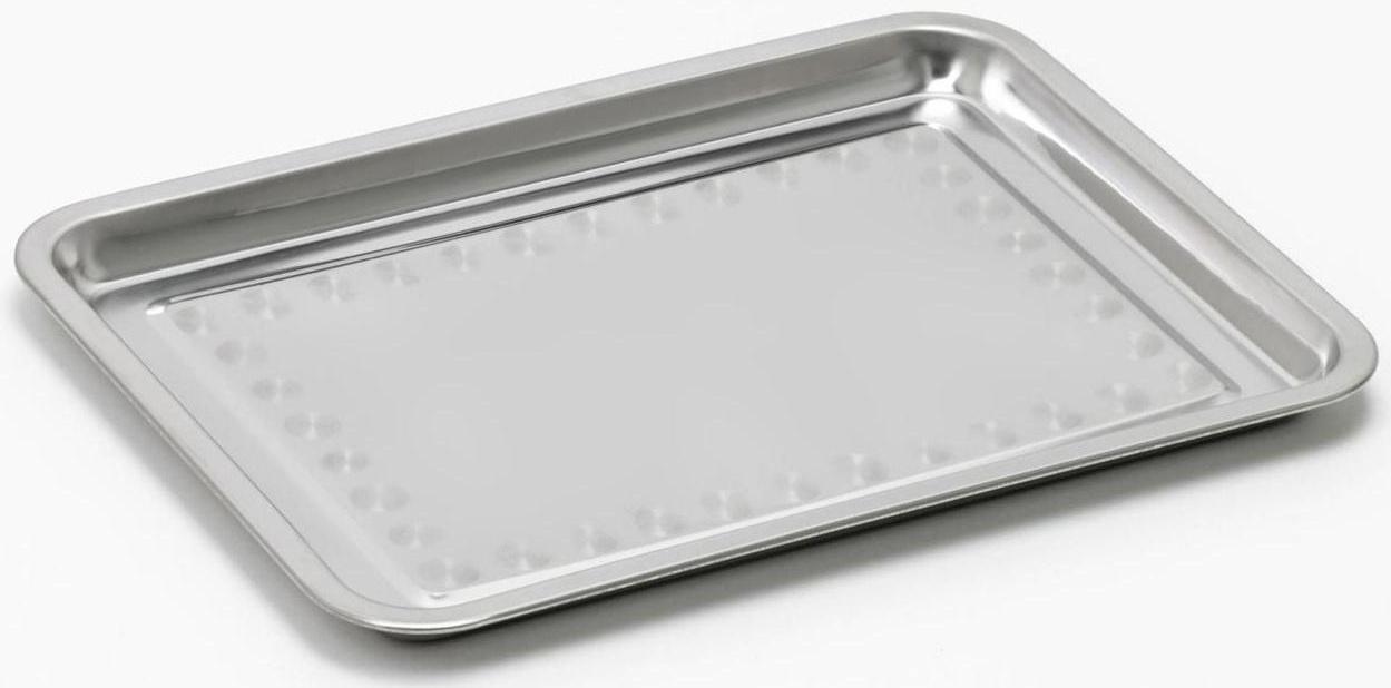 Противень мелкий, 40×30×2 см, цвет хромированный