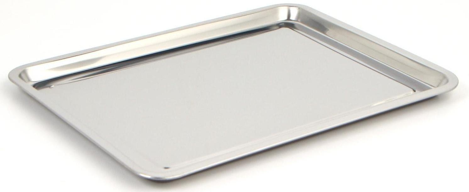 Противень мелкий, 45×35×2 см, цвет хромированный