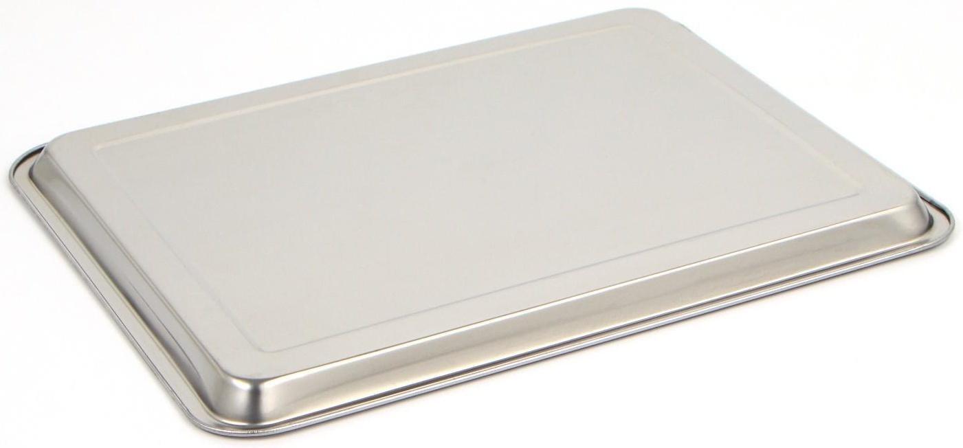 Противень мелкий, 45×35×2 см, цвет хромированный