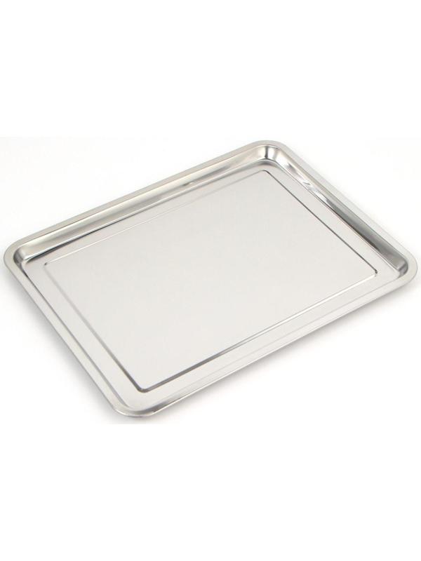 Противень мелкий, 45×35×2 см, цвет хромированный