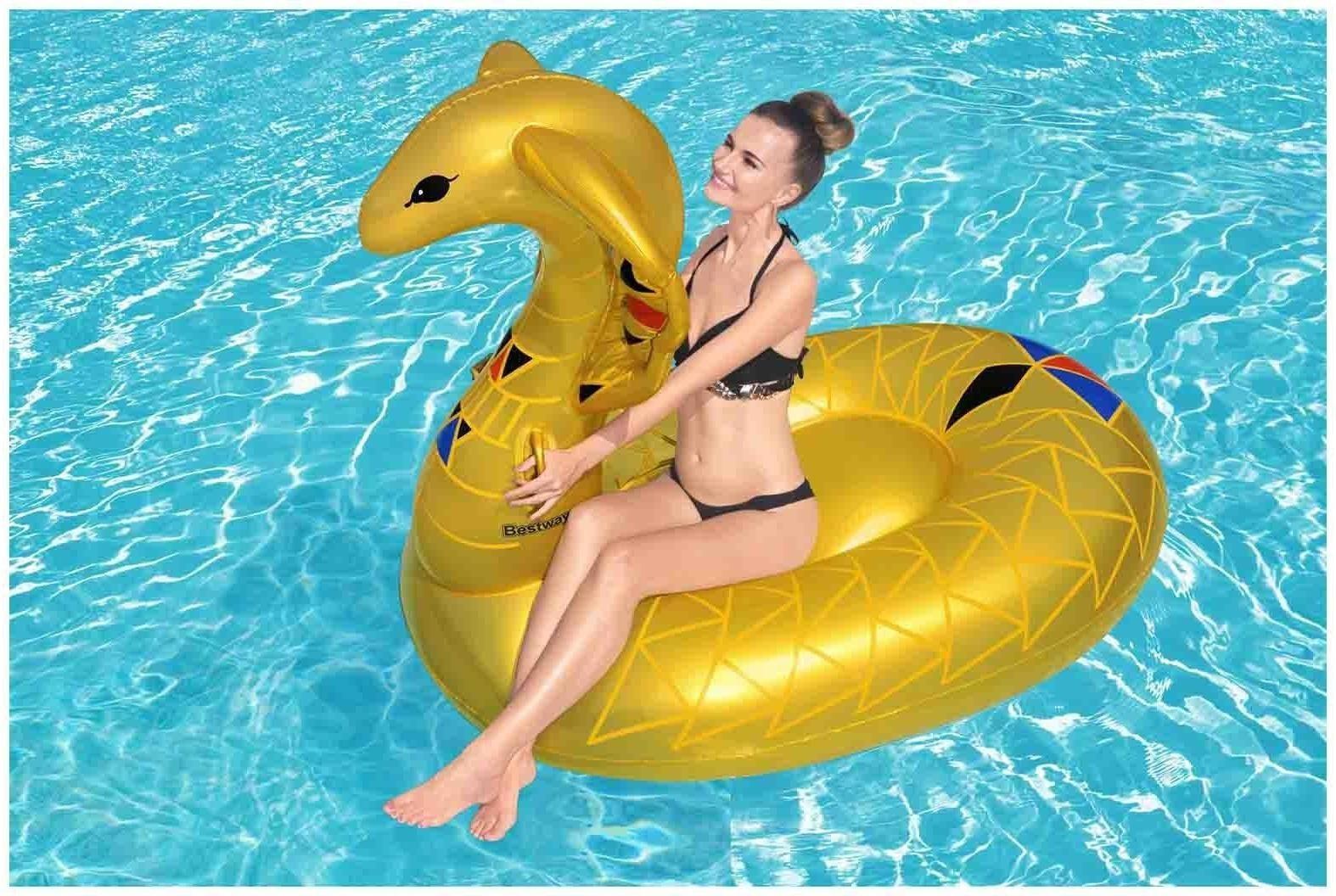 Плот надувной для плавания «Золотая кобра», 180 x 146 см, 41445 Bestway