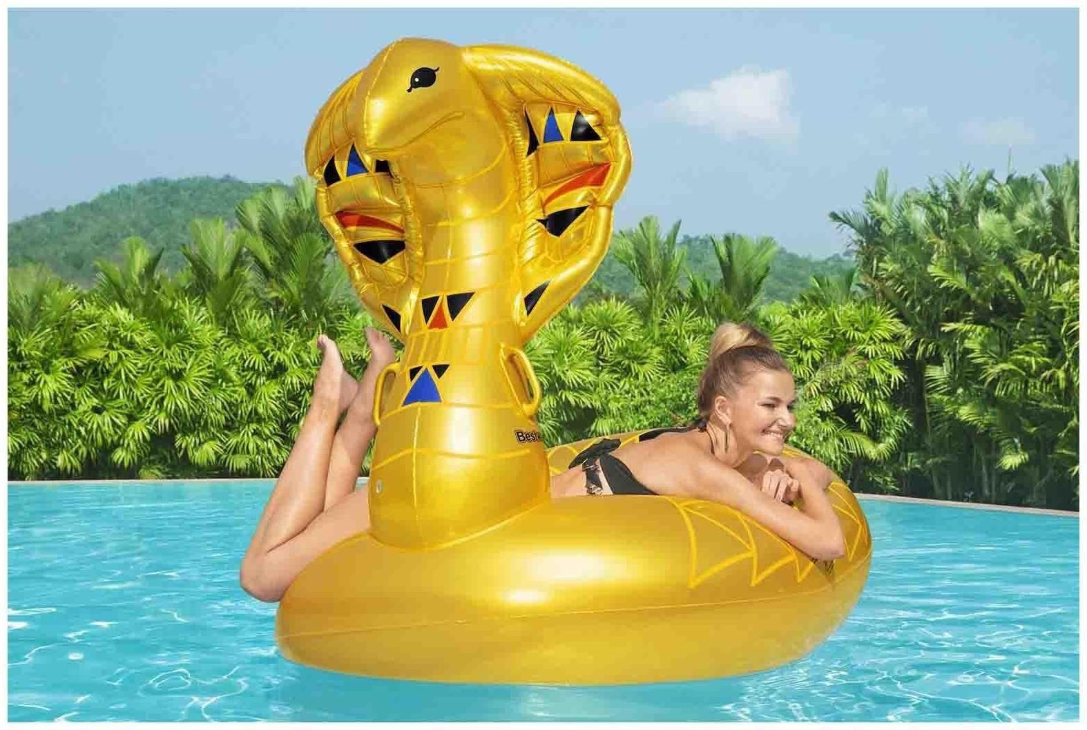Плот надувной для плавания «Золотая кобра», 180 x 146 см, 41445 Bestway