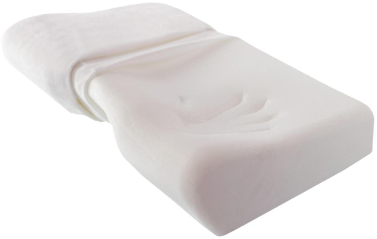 Ортопедическая подушка OrtoCorrect Premium 1 Plus, одна выемка под плечо, 54х34 см, валики 14/10 см