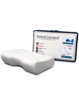 Ортопедическая подушка OrtoCorrect Premium 1 Plus, одна выемка под плечо, 54х34 см, валики 14/10 см
