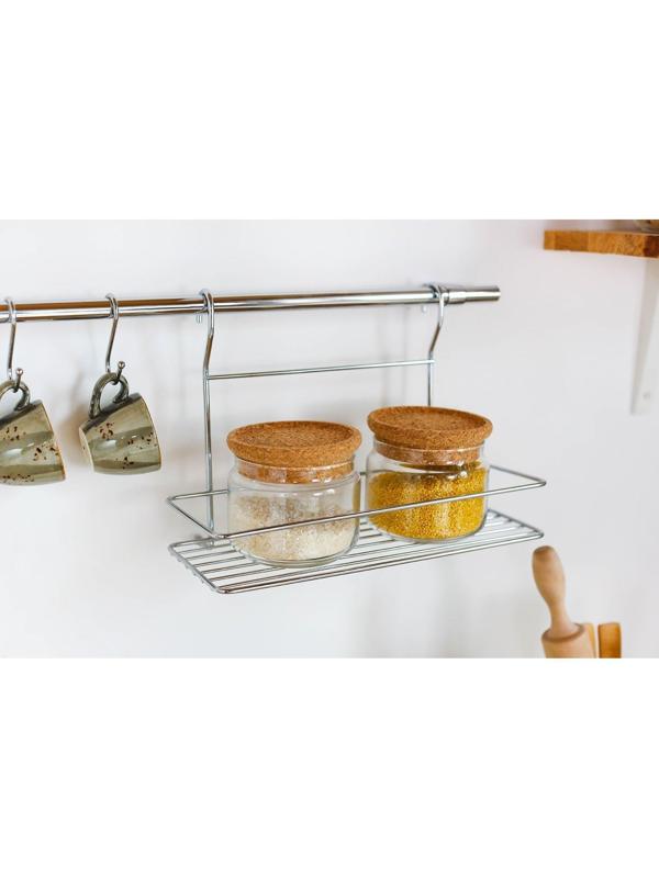 Рейлинговая система для кухни Tekno-tel, 6 предметов, цвет хром