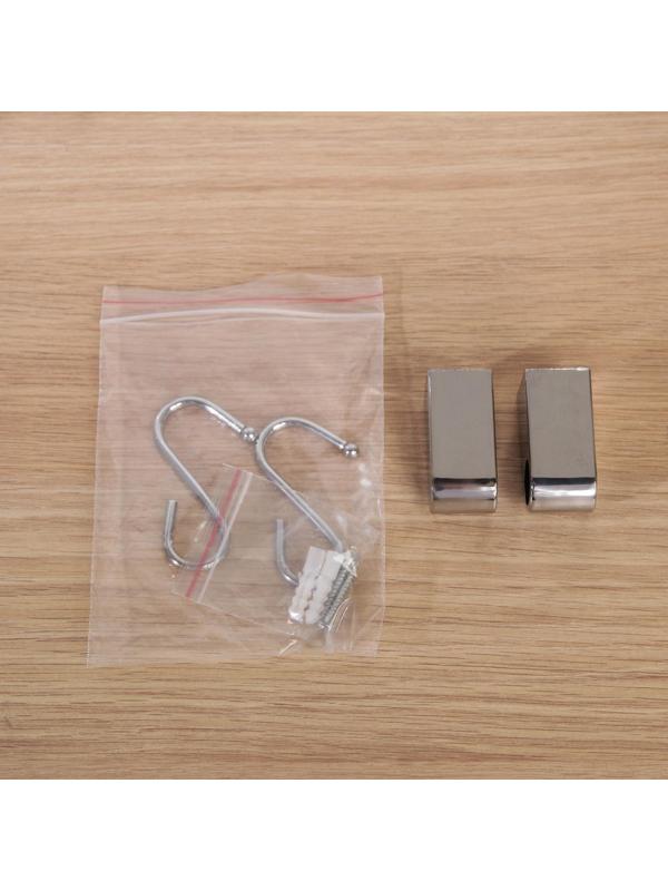 Рейлинговая система для кухни Tekno-tel, 6 предметов, цвет хром