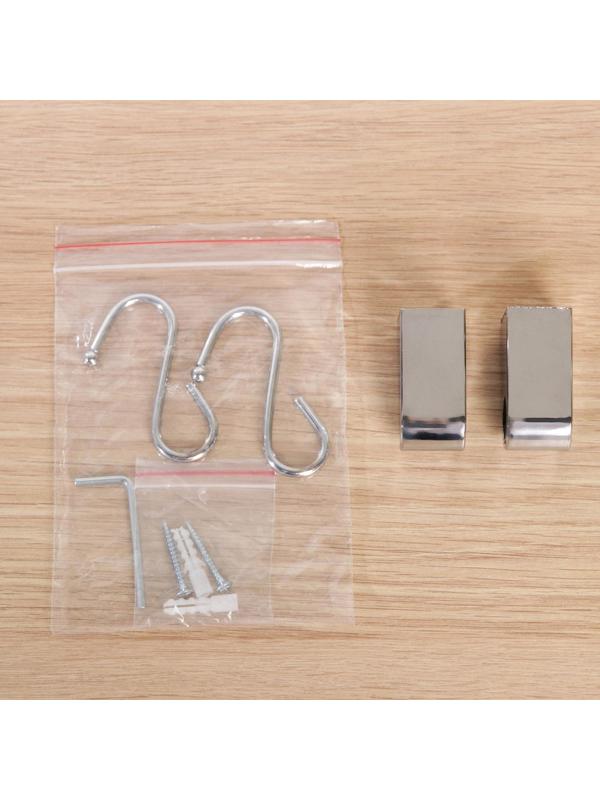 Рейлинговая система для кухни Tekno-tel, 6 предметов, цвет хром