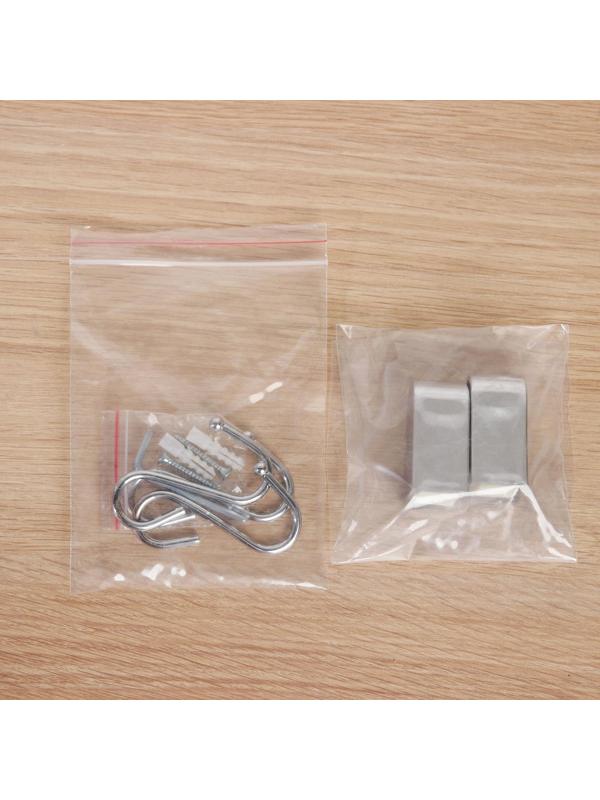 Рейлинговая система для кухни Tekno-tel, 7 предметов, цвет хром