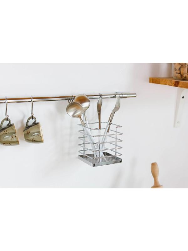 Рейлинговая система для кухни Tekno-tel, 7 предметов, цвет хром