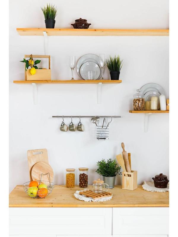 Рейлинговая система для кухни Tekno-tel, 7 предметов, цвет хром