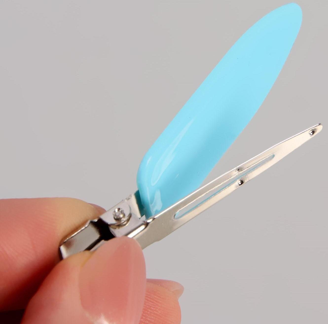 Набор зажимов для волос, 1,8 × 6 см, 4 шт, цвет МИКС