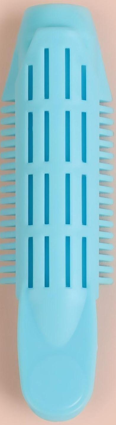 Бигуди-зажим для чёлки, d = 1,8 см, 10 см, цвет МИКС