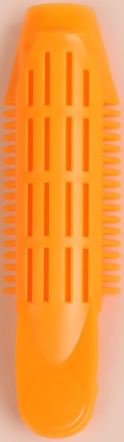 Бигуди-зажим для чёлки, d = 1,8 см, 10 см, цвет МИКС