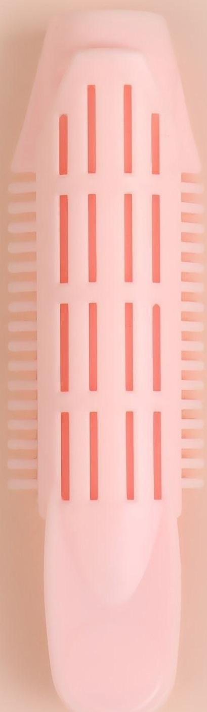 Бигуди-зажим для чёлки, d = 1,8 см, 10 см, цвет МИКС