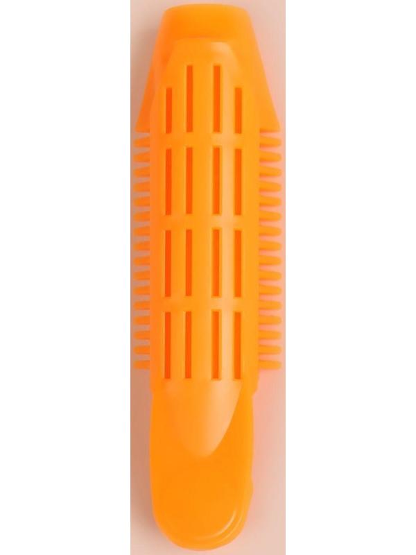 Бигуди-зажим для чёлки, d = 1,8 см, 10 см, цвет МИКС