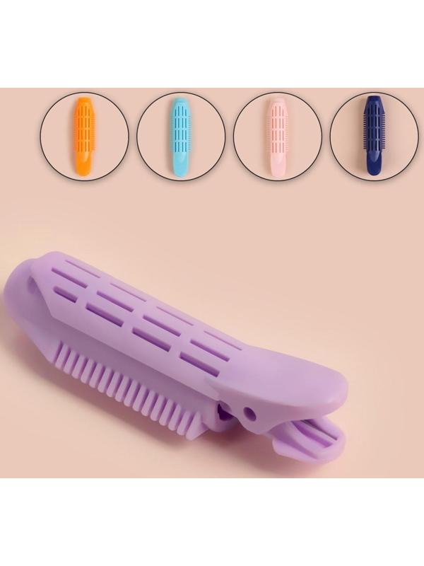 Бигуди-зажим для чёлки, d = 1,8 см, 10 см, цвет МИКС