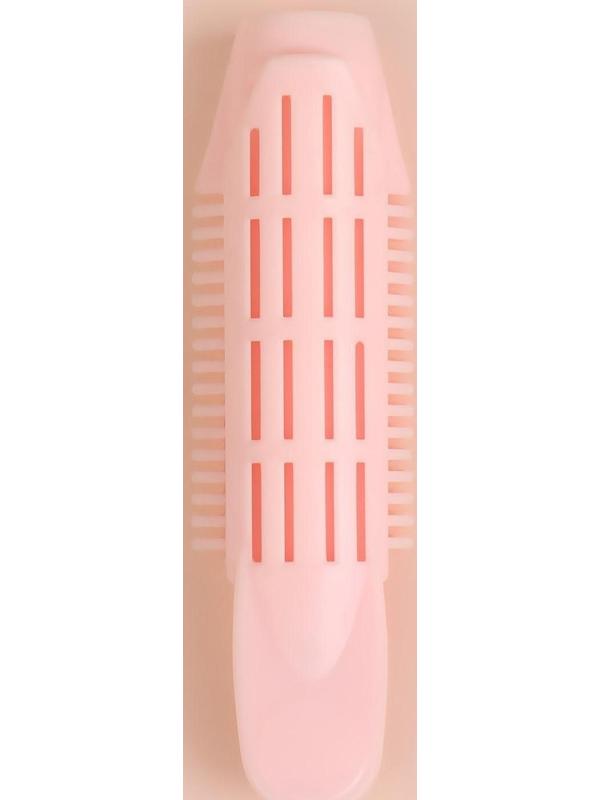 Бигуди-зажим для чёлки, d = 1,8 см, 10 см, цвет МИКС