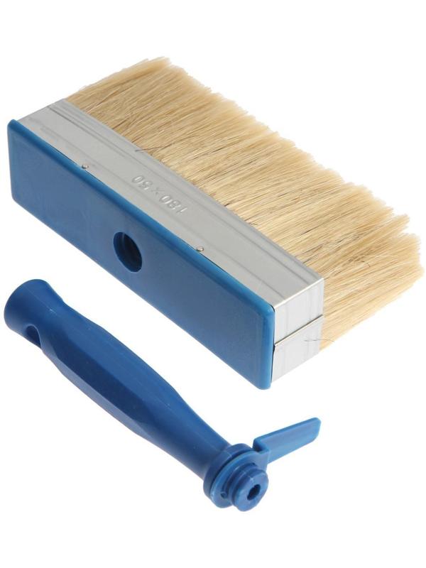 Кисть-макловица ТУНДРА, смешанная щетина, пластиковая рукоятка, 50х180 мм