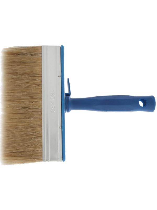 Кисть-макловица ТУНДРА, смешанная щетина, пластиковая рукоятка, 50х180 мм