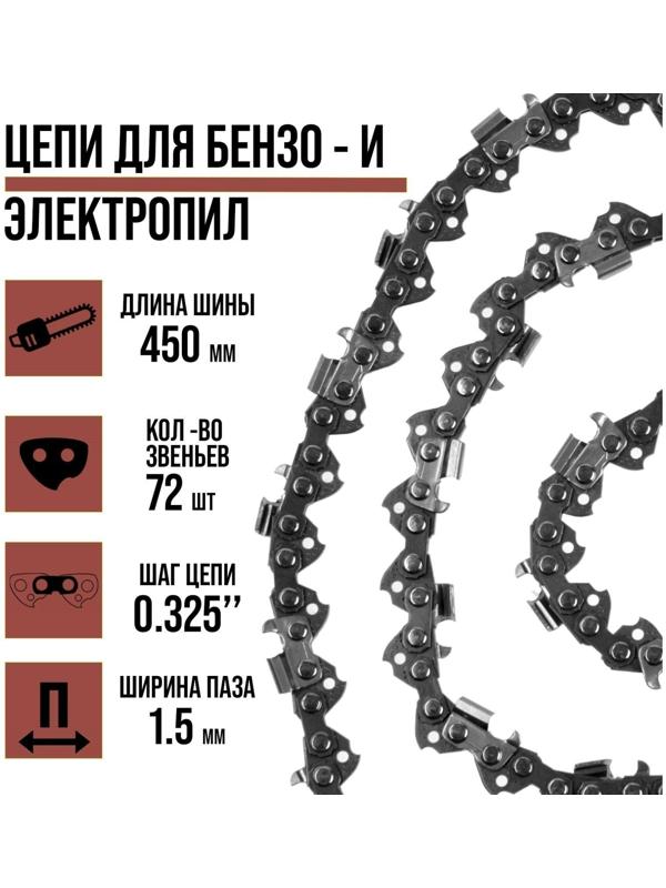 Цепь для бензопилы ЛОМ, 18