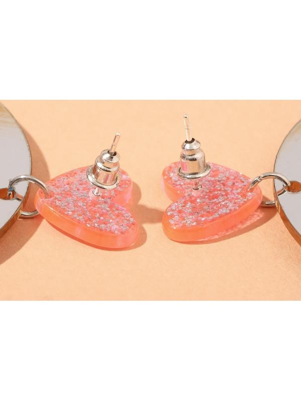 Серьги пластик 