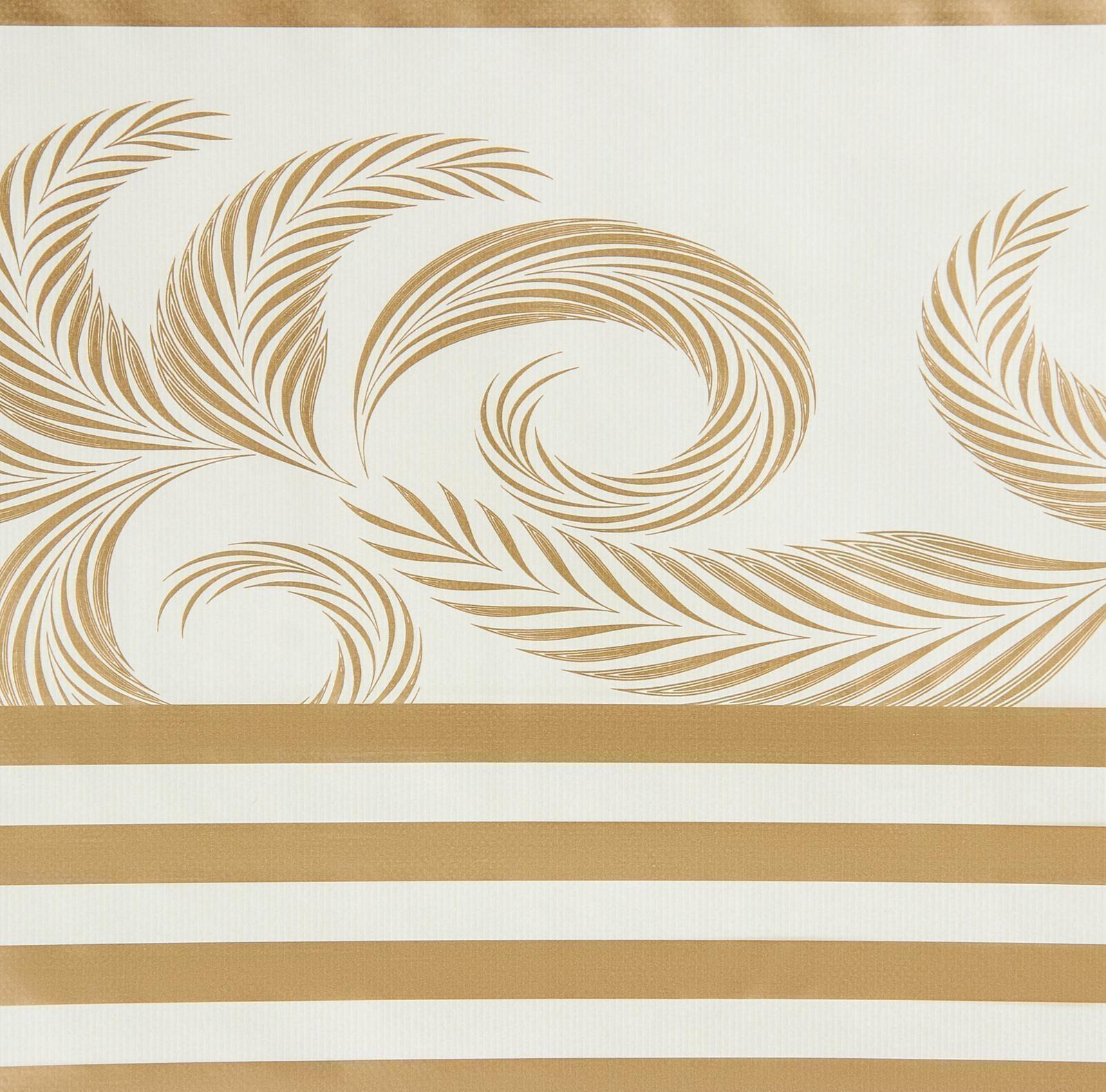 Клеёнка столовая на нетканой основе Доляна «Роза», ширина 137 см, рулон 20 м, цвет бежевый