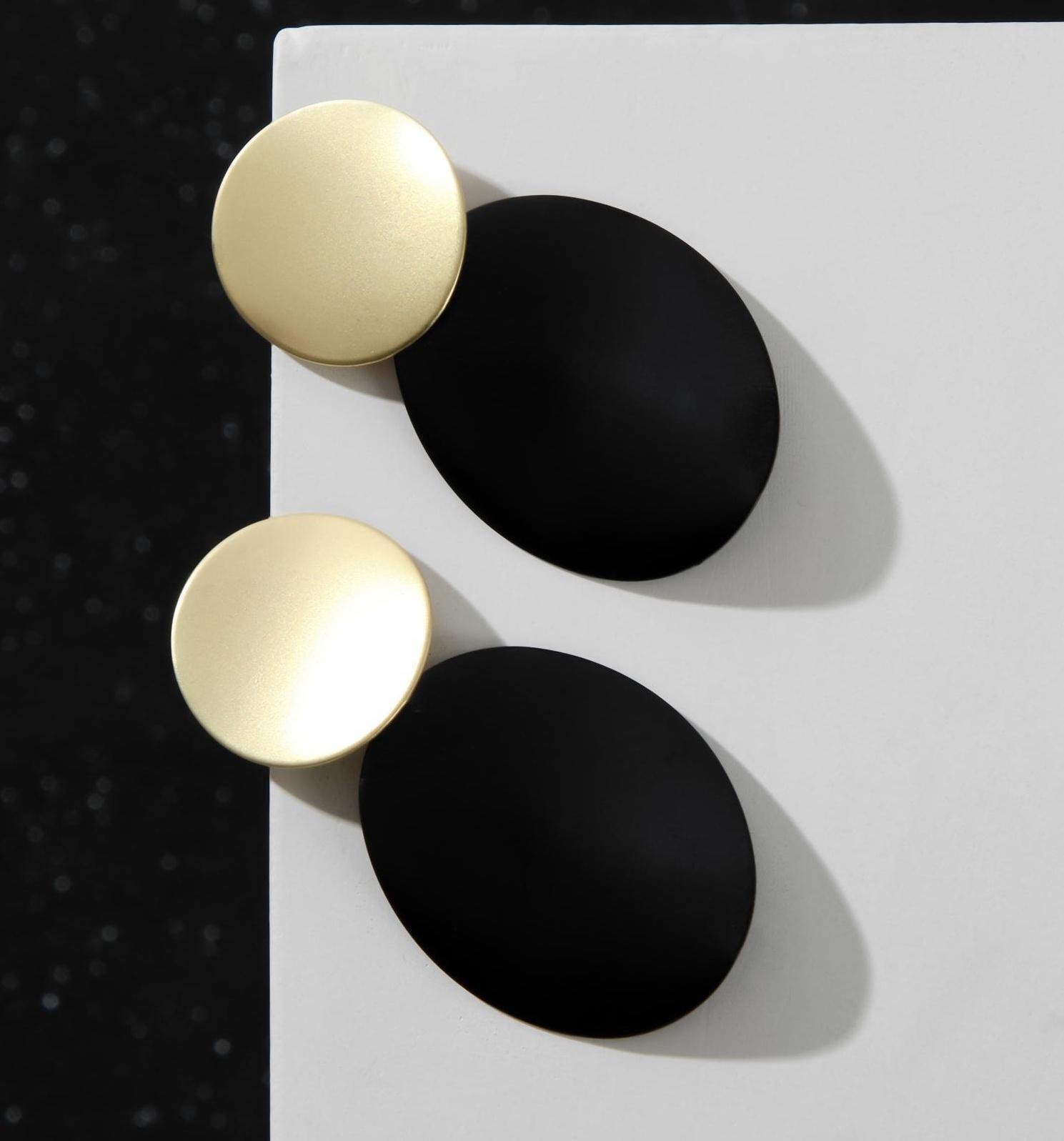 Серьги металл 