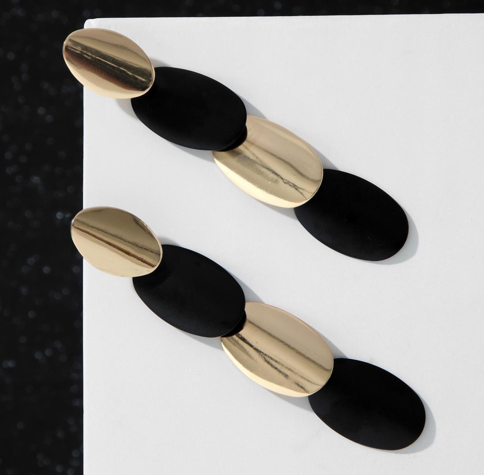 Серьги металл 