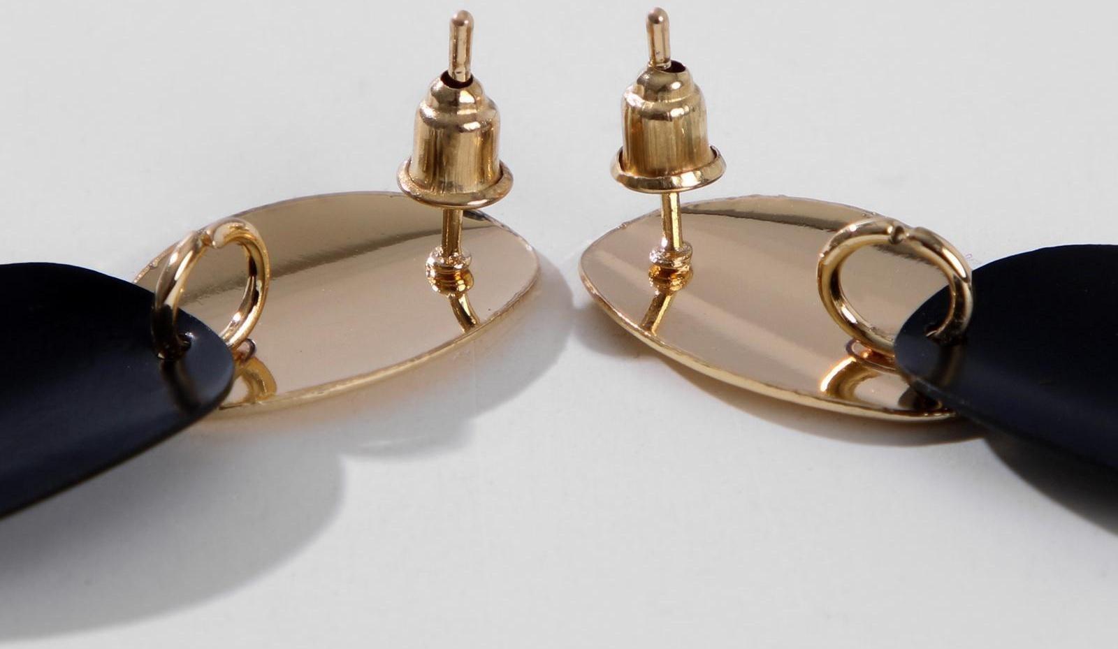 Серьги металл 