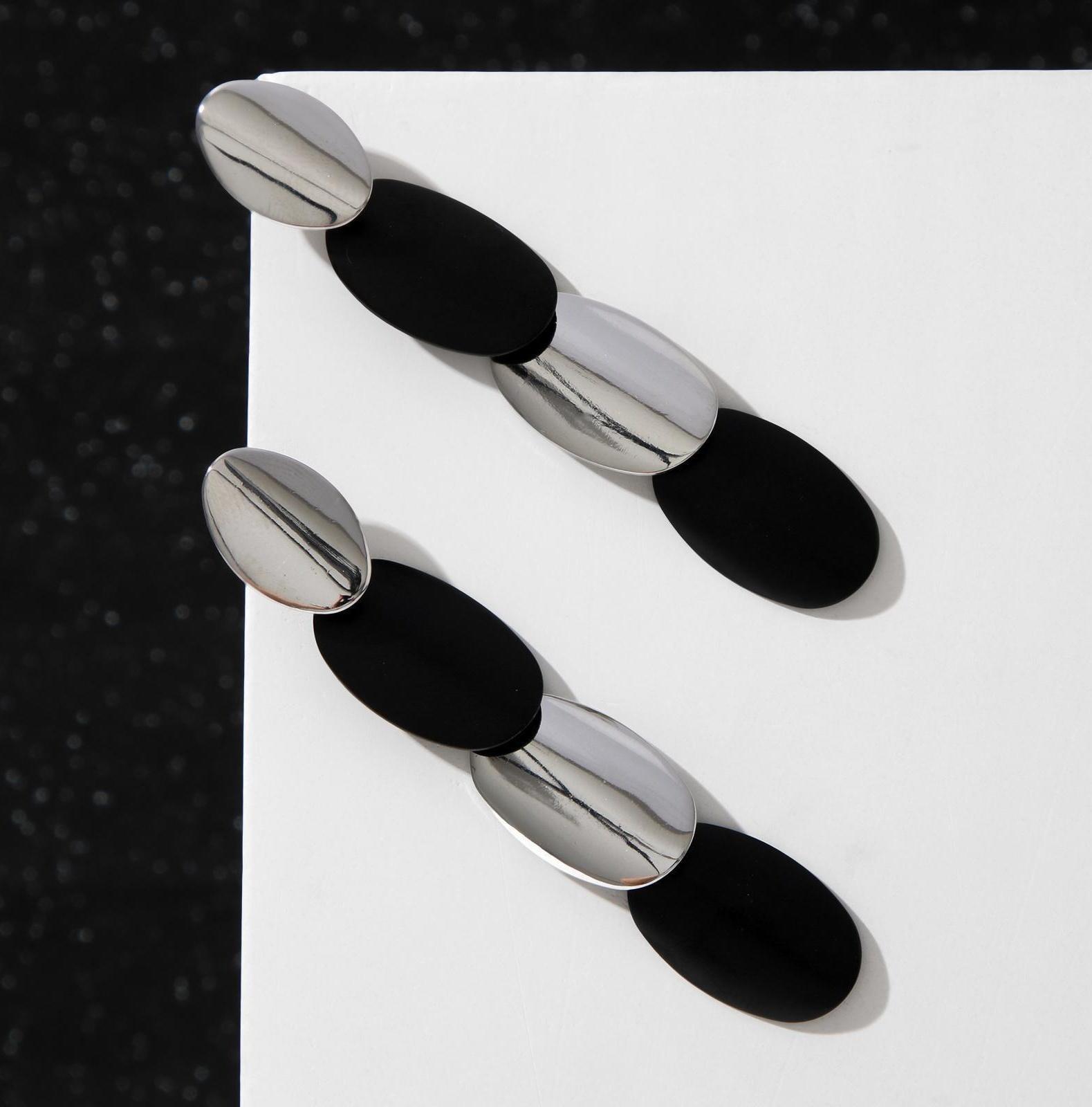 Серьги металл 