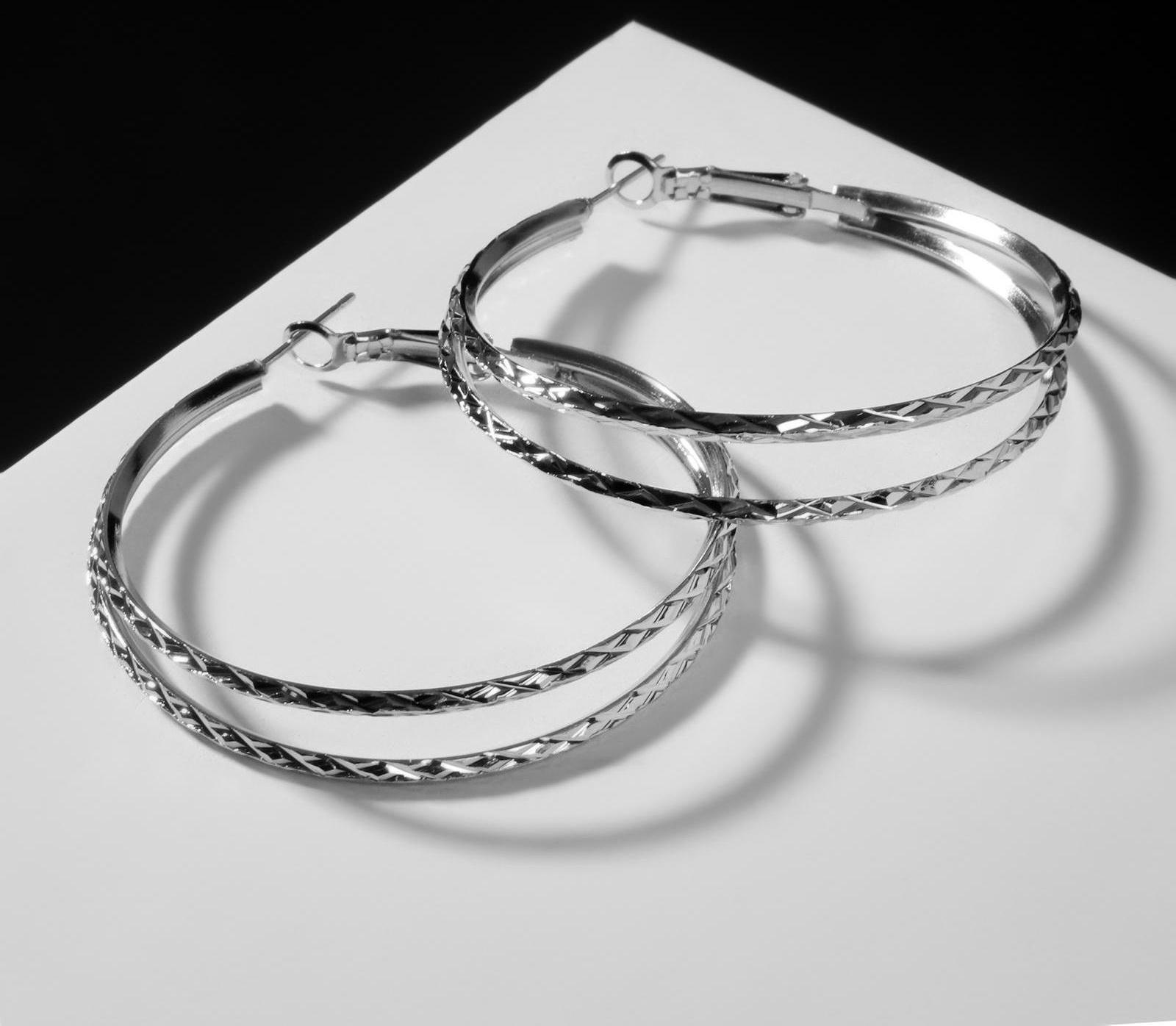 Серьги-кольца 