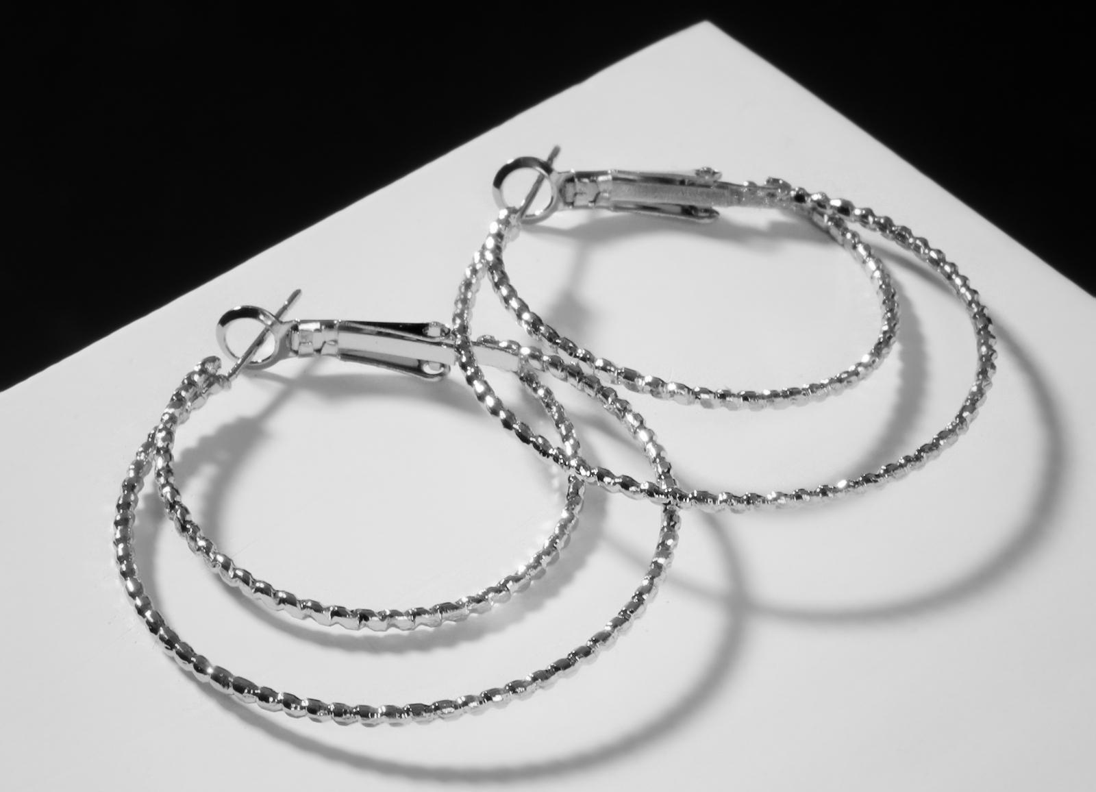 Серьги-кольца 