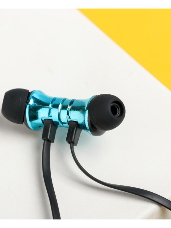 Беспроводные магнитные наушники с микрофоном 