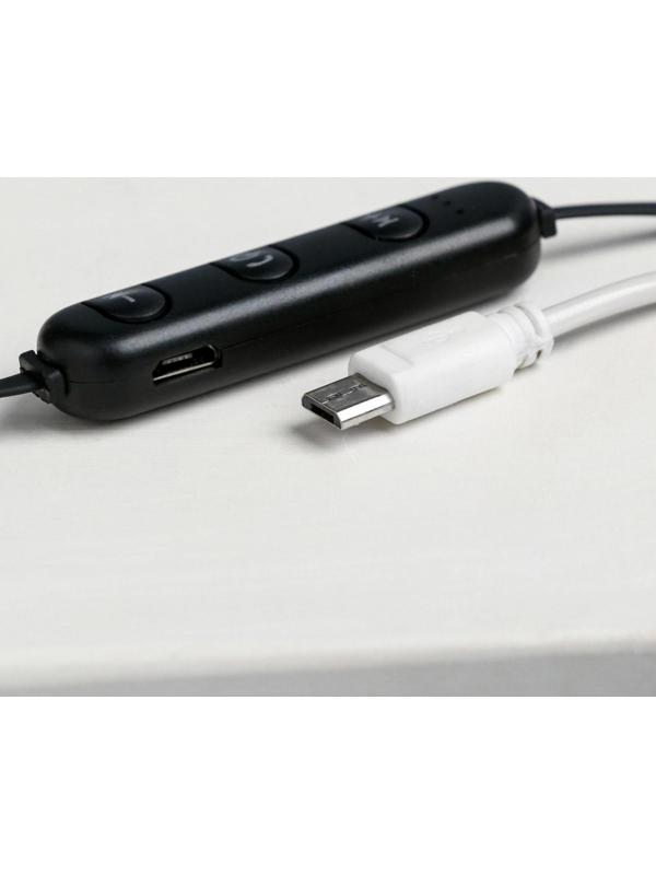 Беспроводные магнитные наушники с микрофоном 