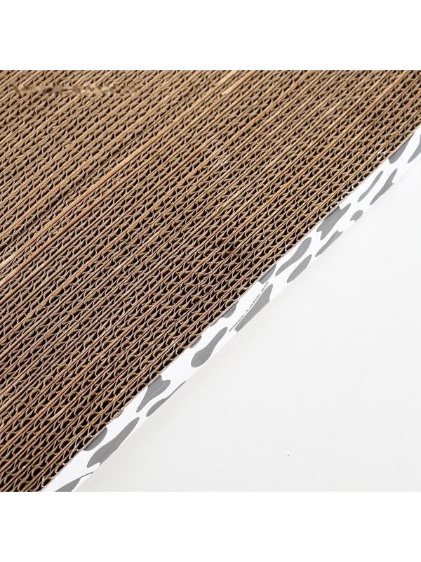 Когтеточка из картона с кошачьей мятой Moo-meow, волна, 22 х 45 см