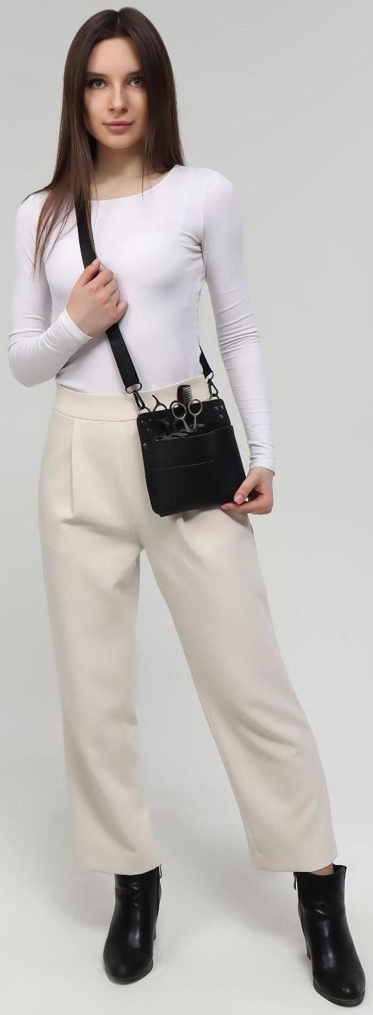 Сумка для мастера 19 × 18,5 см, длина ремня 105 см, цвет чёрный