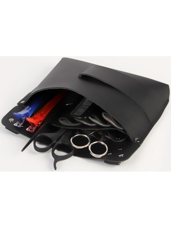 Сумка для мастера 19 × 18,5 см, длина ремня 105 см, цвет чёрный