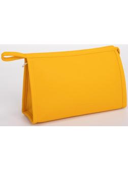 Косметичка на молнии, цвет жёлтый