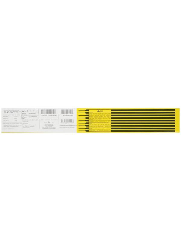 Электроды ESAB ОК 46, d=4 мм, 450 мм, 6.6 кг + ПОДАРОК