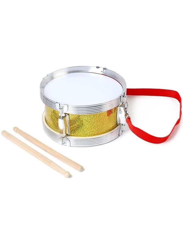 Барабан «Музыкант», с деревянными палочками