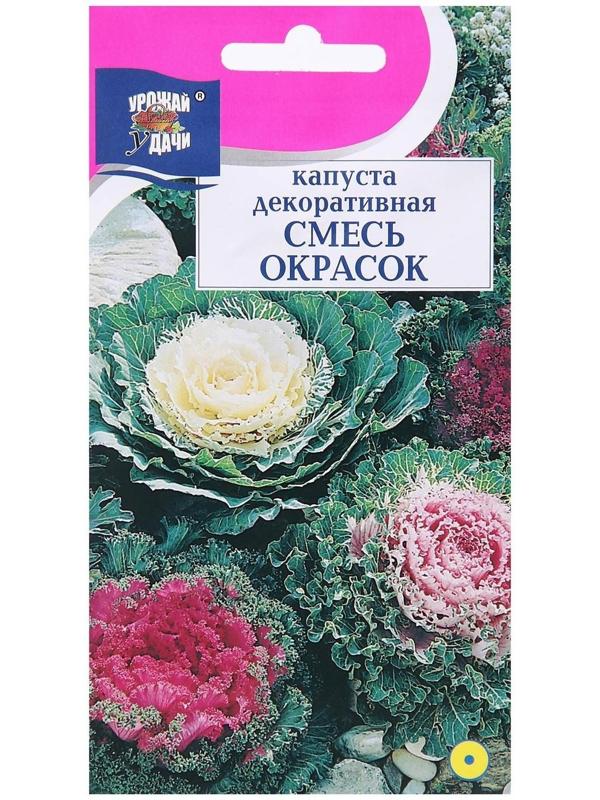 Семена цветов Капуста декоративная Смесь окрасок, 0,2 г