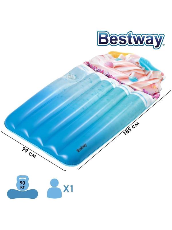 Матрас для плавания «Мороженое», 185 x 99 см, 43397 Bestway