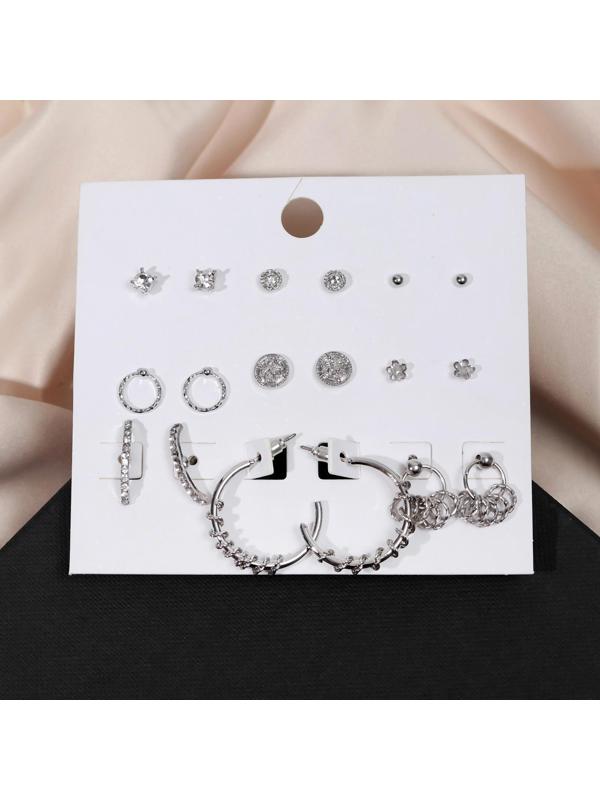 Серьги набор 9 пар 