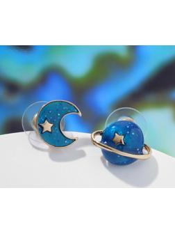 Серьги эмаль 