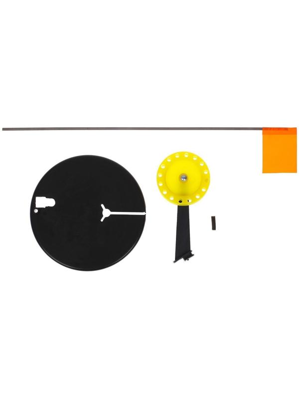 Жерлица с угловой стойкой, с катушкой d=65-90, цвет ассорти, в сумке 10 шт.