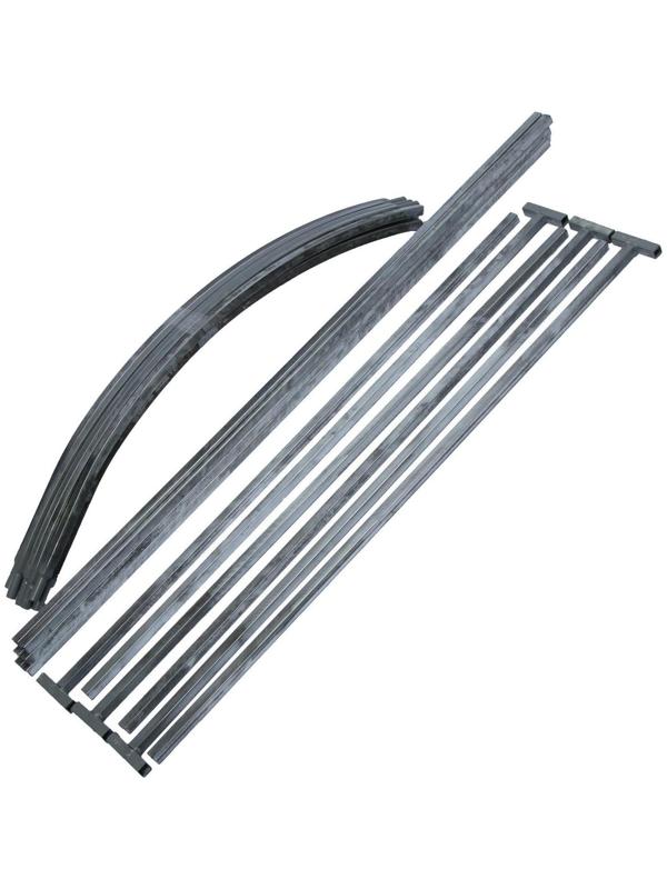 Теплица, 6 × 2 × 2 м, оцинкованный профиль, 20 × 20, спанбонд 80 г/м², «МегаЦинк»